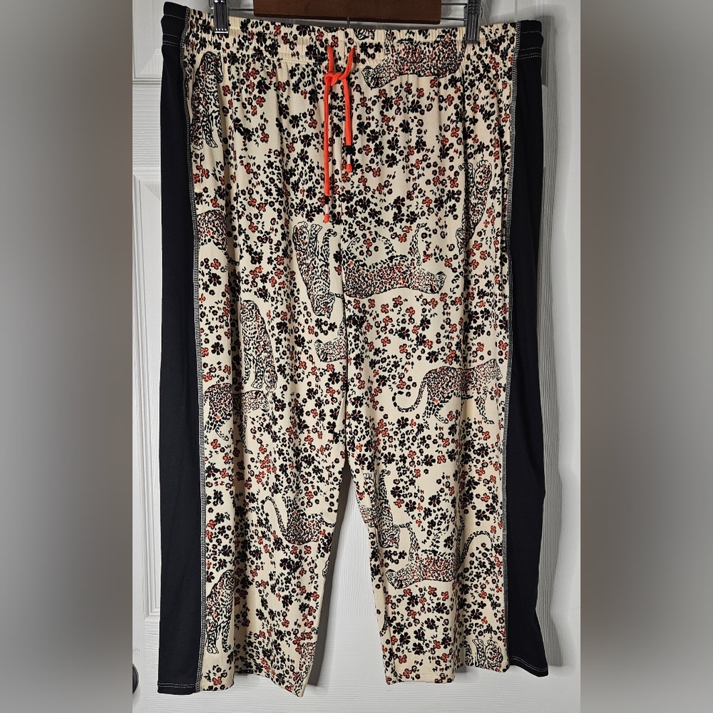 Cuddl Duds Leopard Print Floral Loungers